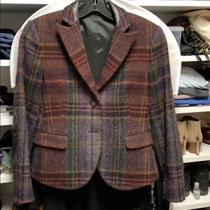 Wool and leather Theory blazer